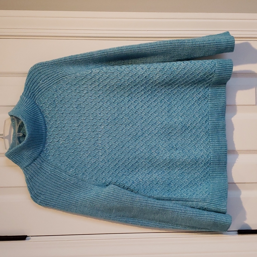 Talbots aqua sweater